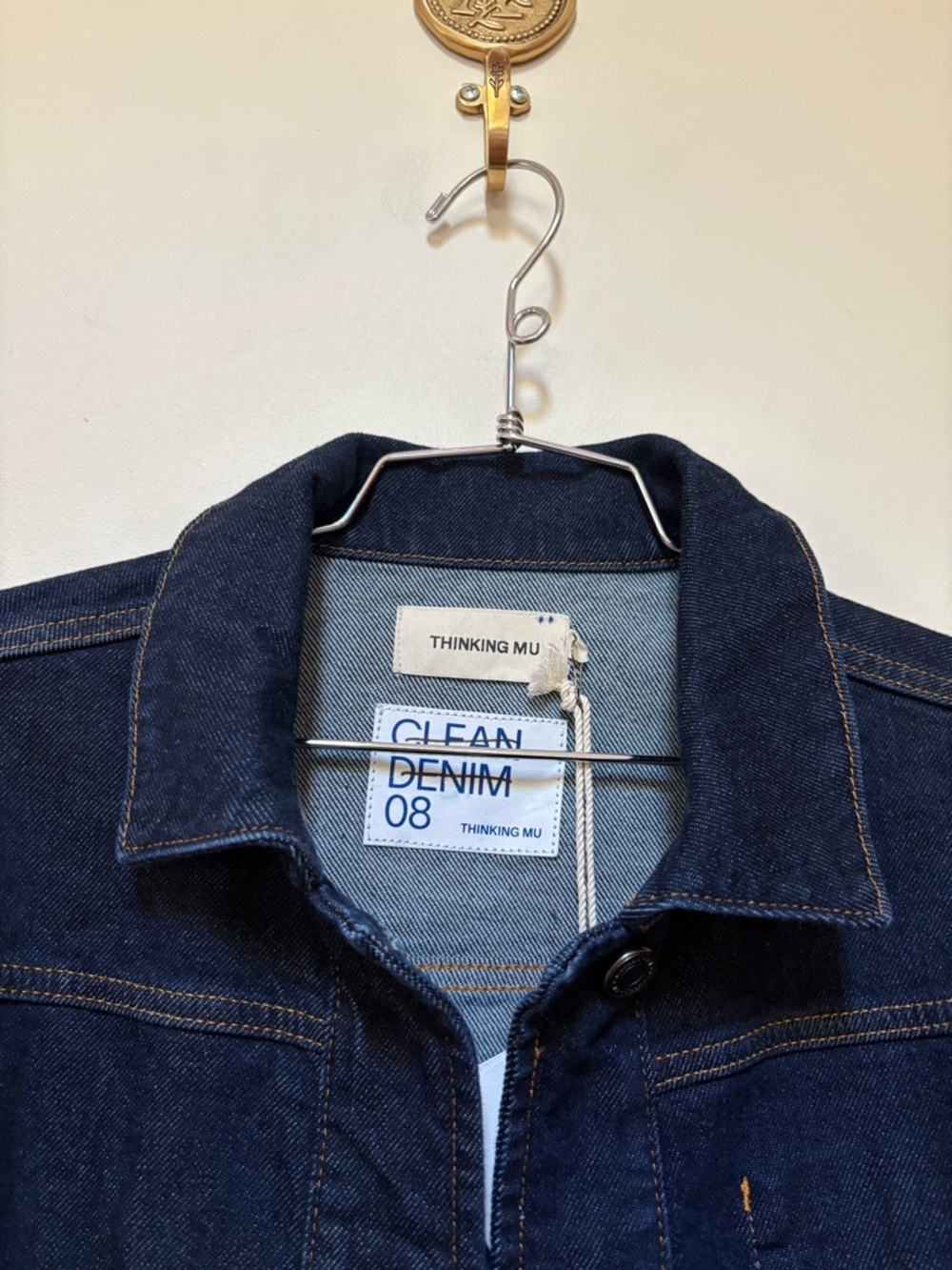 NWT Thinking Mu Debbie Denim Jacket Size Small - Picture 7 of 16